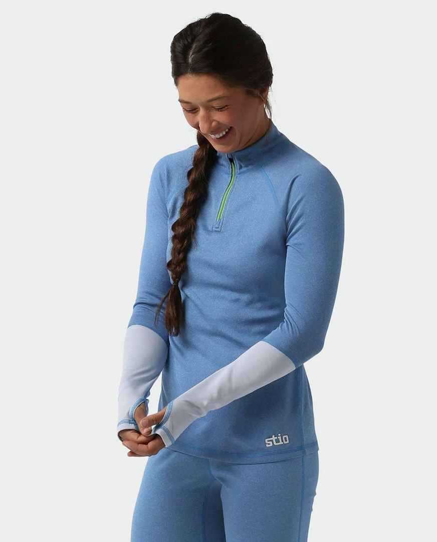 Stio Women's Basis Power Woolâ„¢ Zip Neck