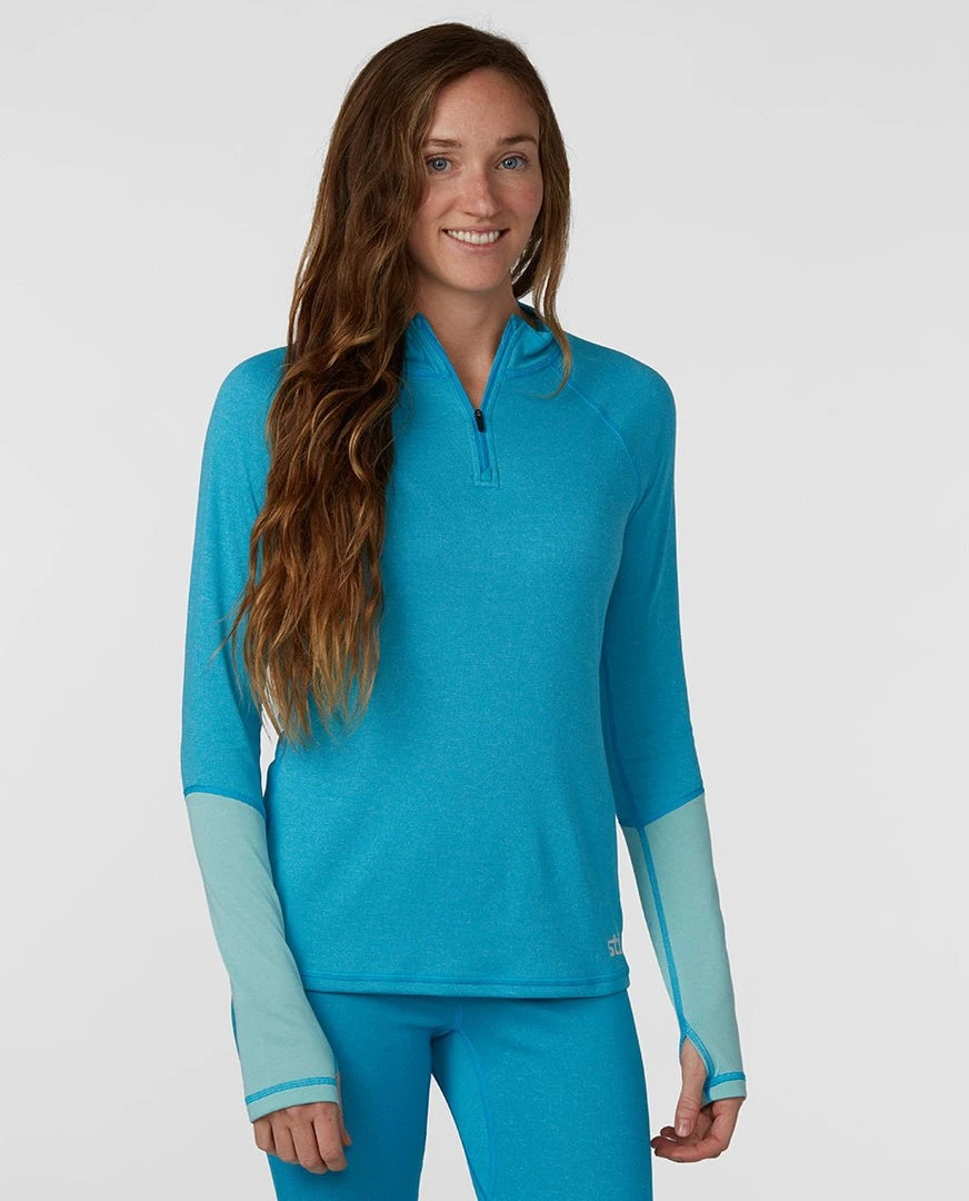 Stio Women's Basis Power Woolâ„¢ Zip Neck